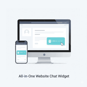 All-in-One Website Chat Widget